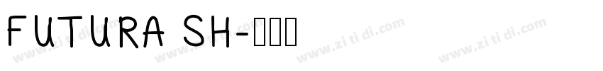 FUTURA SH字体转换